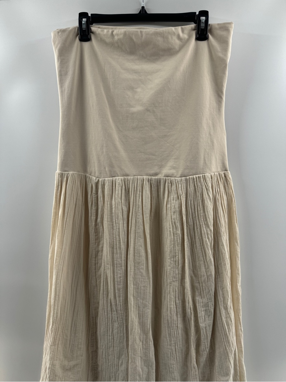 Aerie At The Barre Convertible Maxi Skirt Dress Cake Batter Women’s Large - Picture 3 of 8
